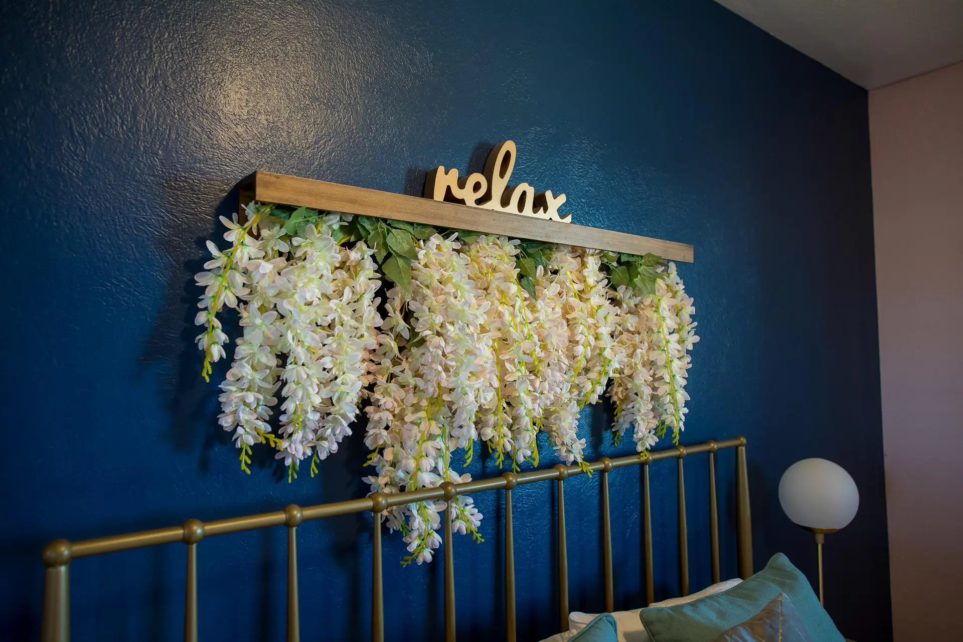 Relax sign at the  Haven Home